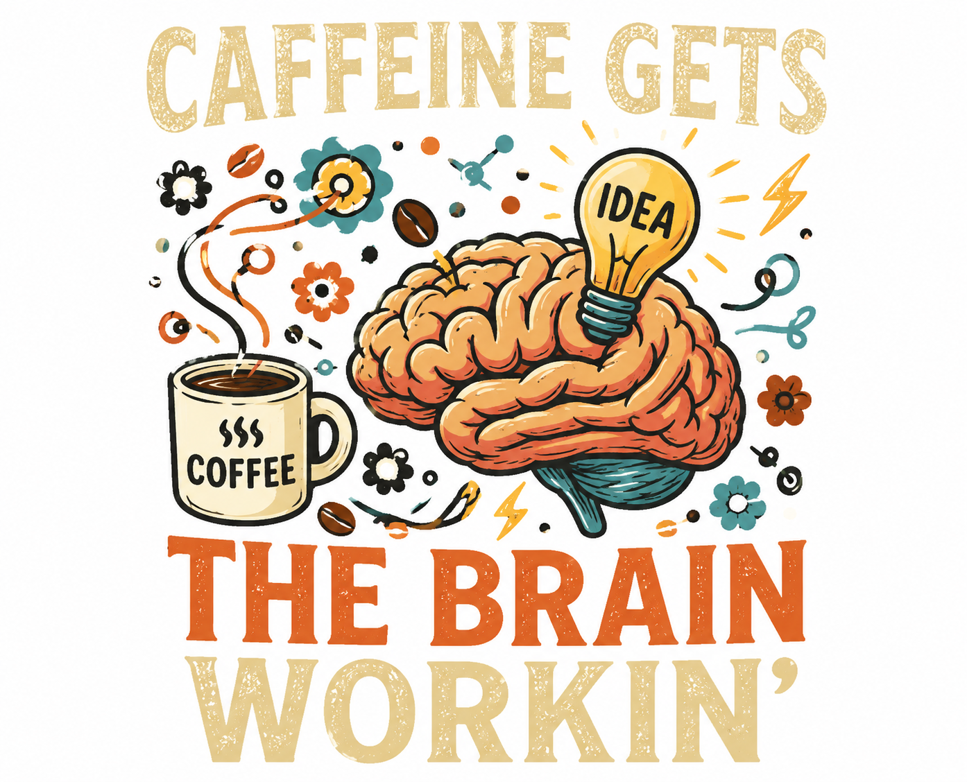 Caffeine gets the brain working